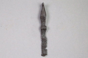 Steckschlüssel aus dem Kloster Elisabethenzell, um 1300, Fd.-Nr. 319, H. 10,4 cm, Br. 1,5 cm