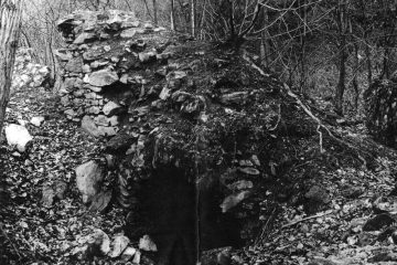 Aufnahme eines freigelegten Kellergewölbes ... (Foto: Alois Scheller (+), Mömbris, 1930)