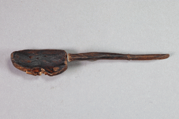 Löffel, um 1400, Fd.-Nr. 259, H. 4,9 cm, Br. 10,5 cm
