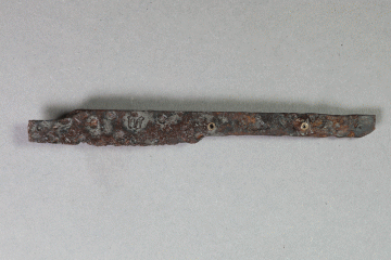 Messer von der Burg Hauenstein, um 1400, Fd.-Nr. 223, H. 1,1 cm, Br. 10,6 cm